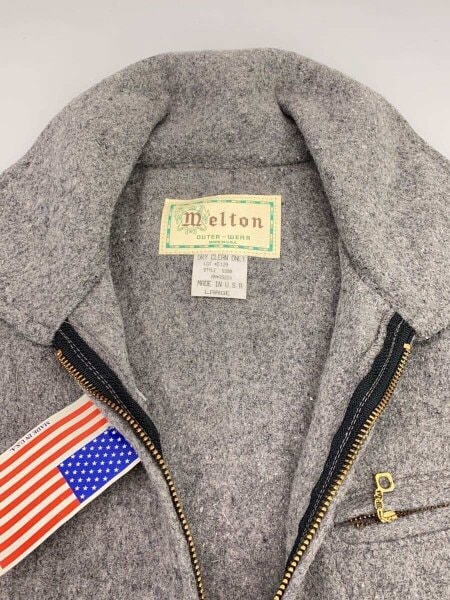 Melton(メルトン) / 70s/デッドストック/USA製/ウールジャケット/L