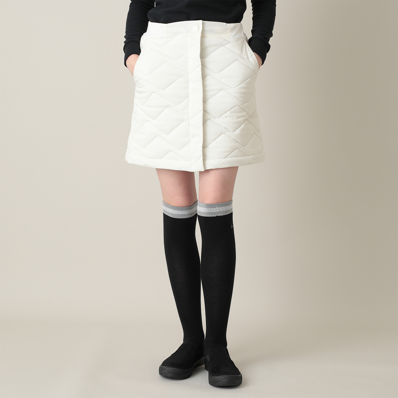 中綿 キルティング スカート(WOMENS)