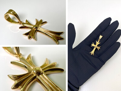 5-216 純金(K24)製 クロスペンダント ALPBK055 | 山梨県南アルプス