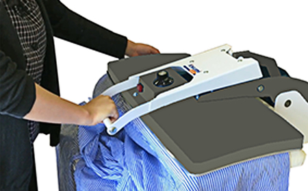 アイロンプレス機 -業務用クリーニング機械を小型化- 雑貨 日用品 家庭