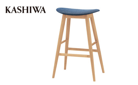 KASHIWA】ハイスツール（張座）飛騨の家具 布張り 人気 おすすめ 新