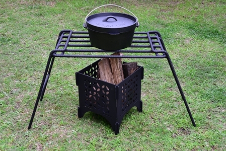 焚火用 ファイヤー グリル テーブル / ふるさと納税 キャンプ BBQ