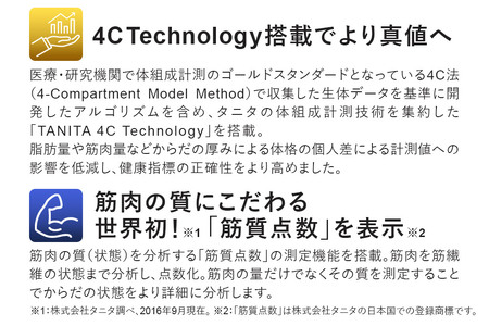 最短翌日発送【RD916LWH】タニタ 体組成計 インナースキャンデュアル