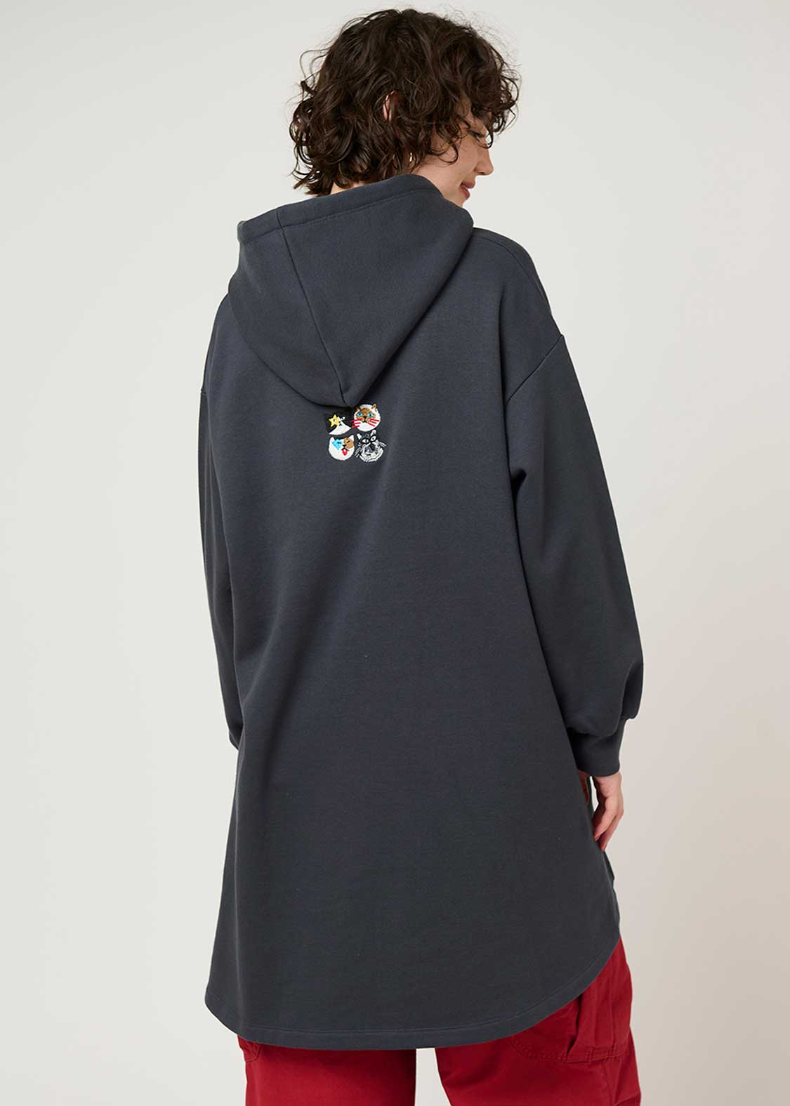 ザ フォーキャッツ タッキー｜裏起毛パーカーワンピース｜ウィメンズ