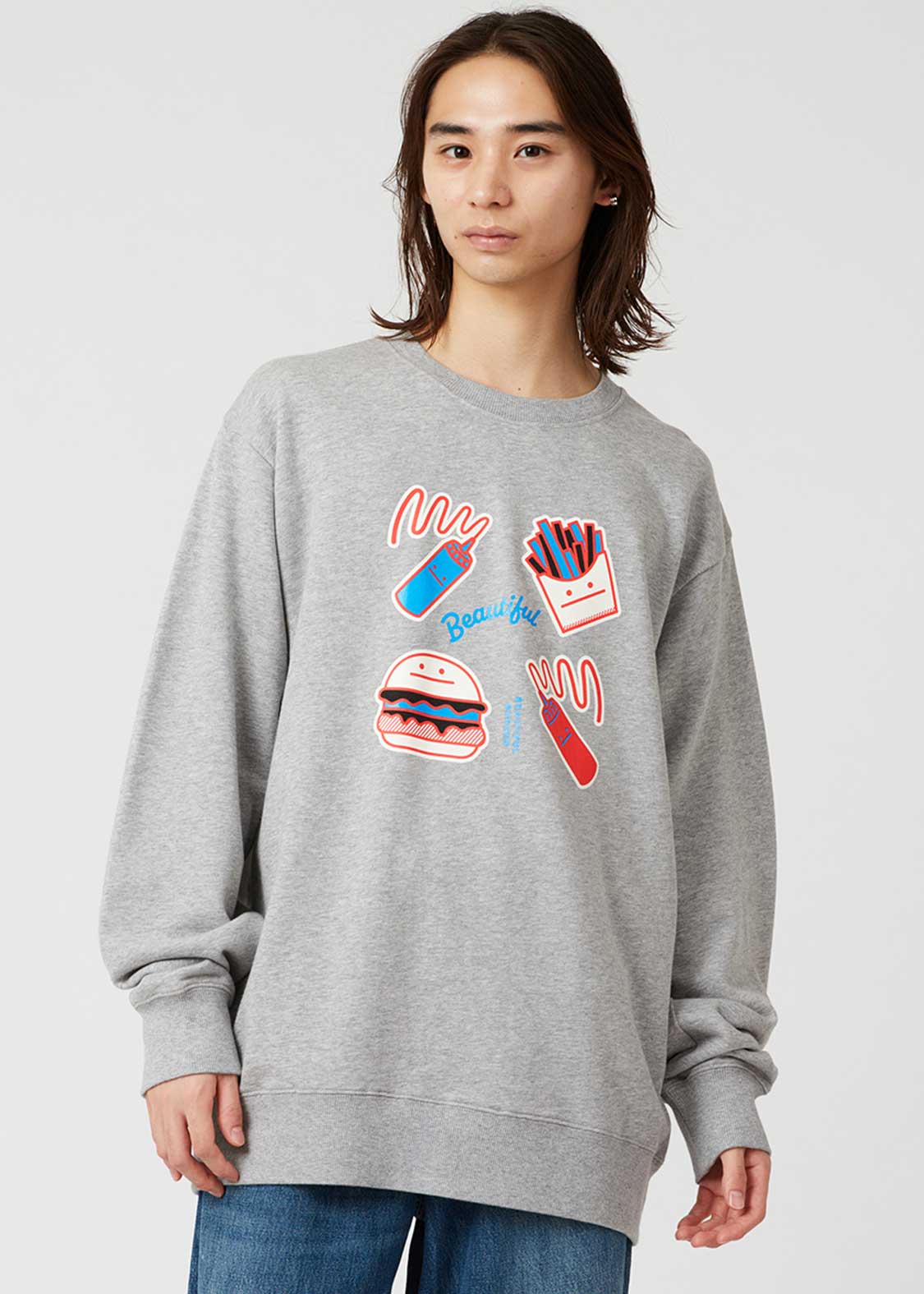ビューティフルシャドーバーガー｜スウェット｜ユニセックス｜グラニフ