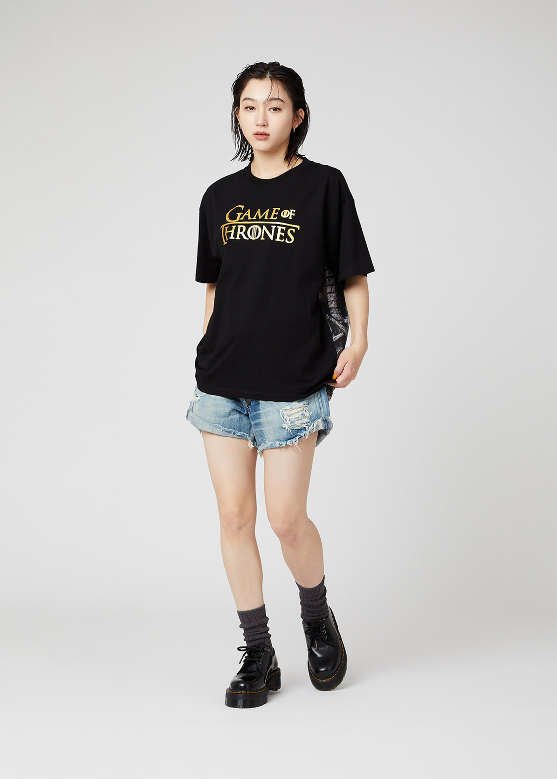 鉄の玉座｜ビッグシルエットTシャツ｜ユニセックス｜グラニフ(graniph