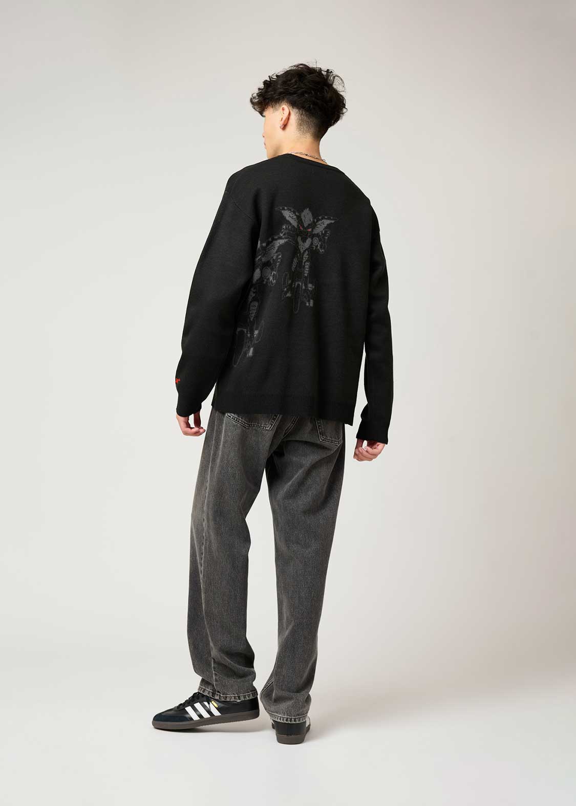 ストライプ トライシクル｜ウォッシャブルジャカードニット｜ユニ