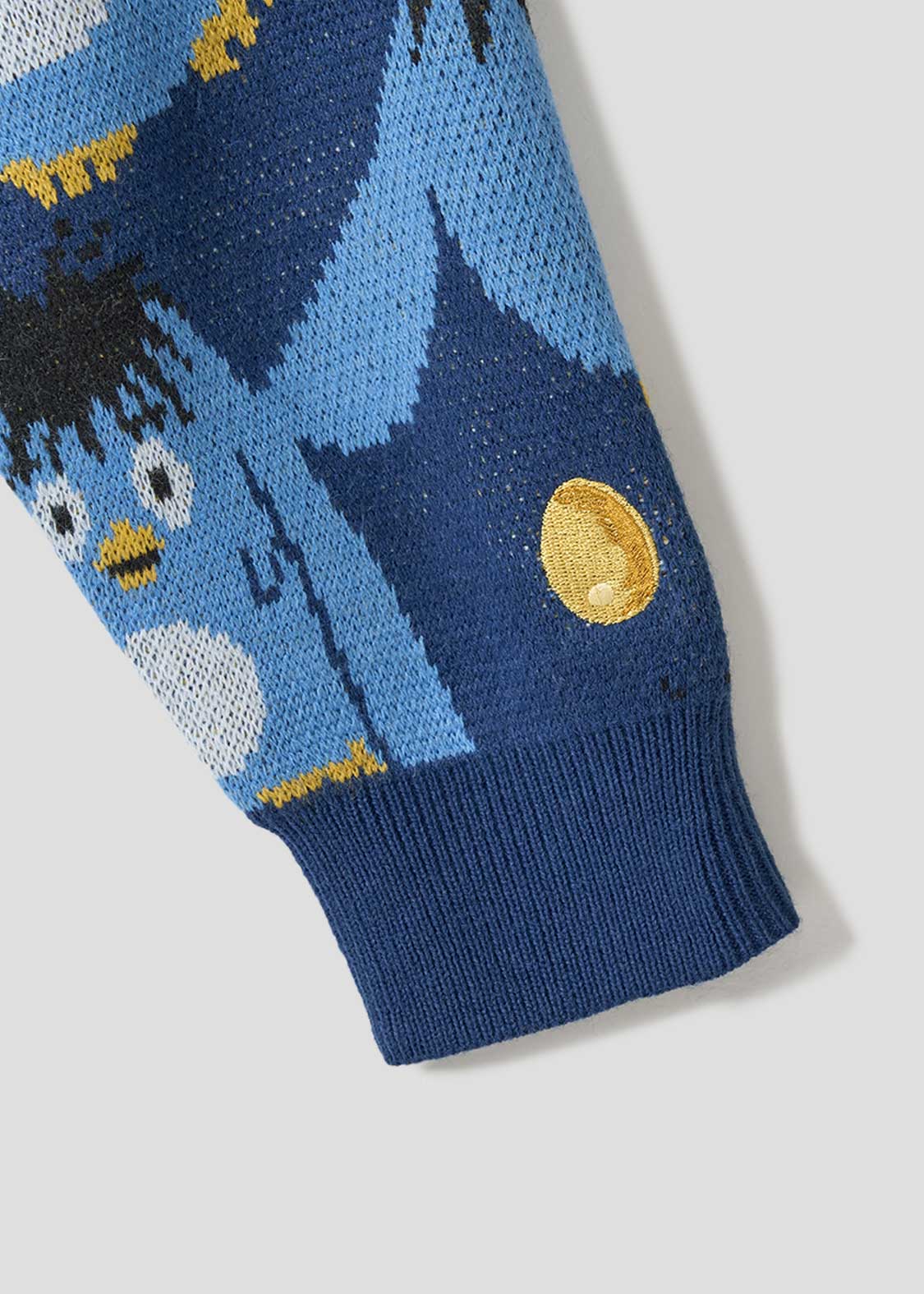 プー｜ジャカードニットカーディガン｜ユニセックス｜グラニフ(graniph