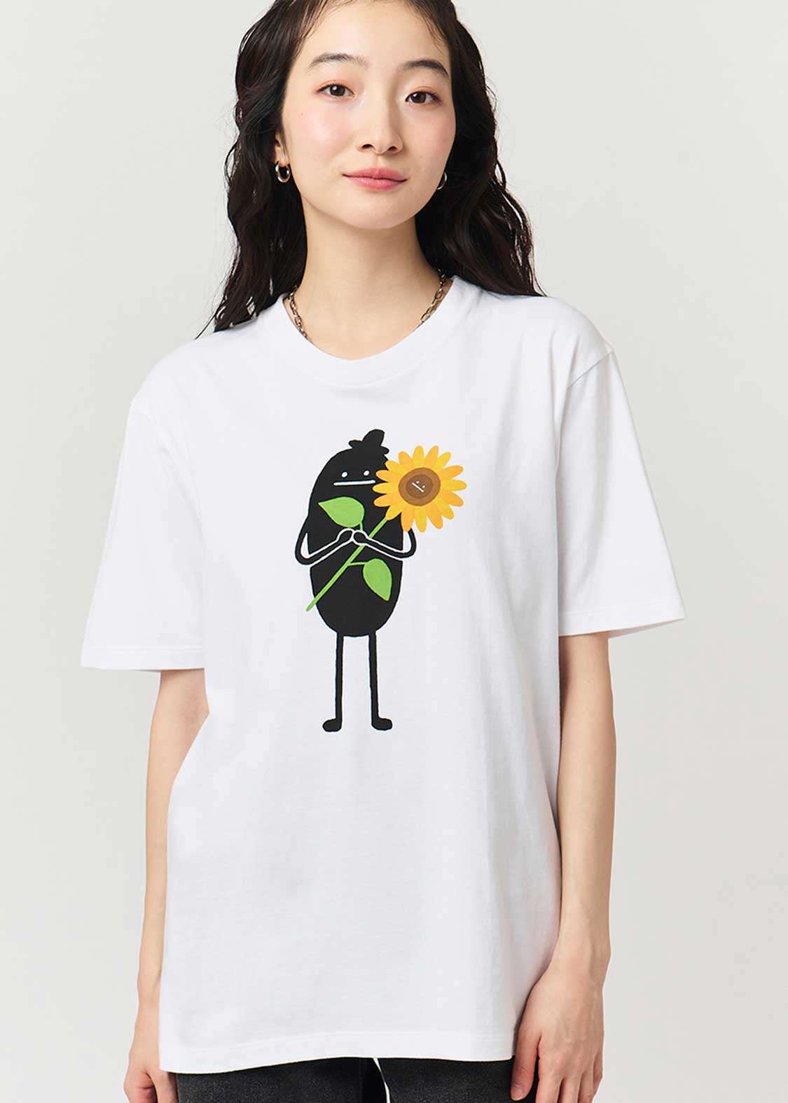 ヒマワリビューティフルシャドー｜Tシャツ｜ユニセックス｜グラニフ