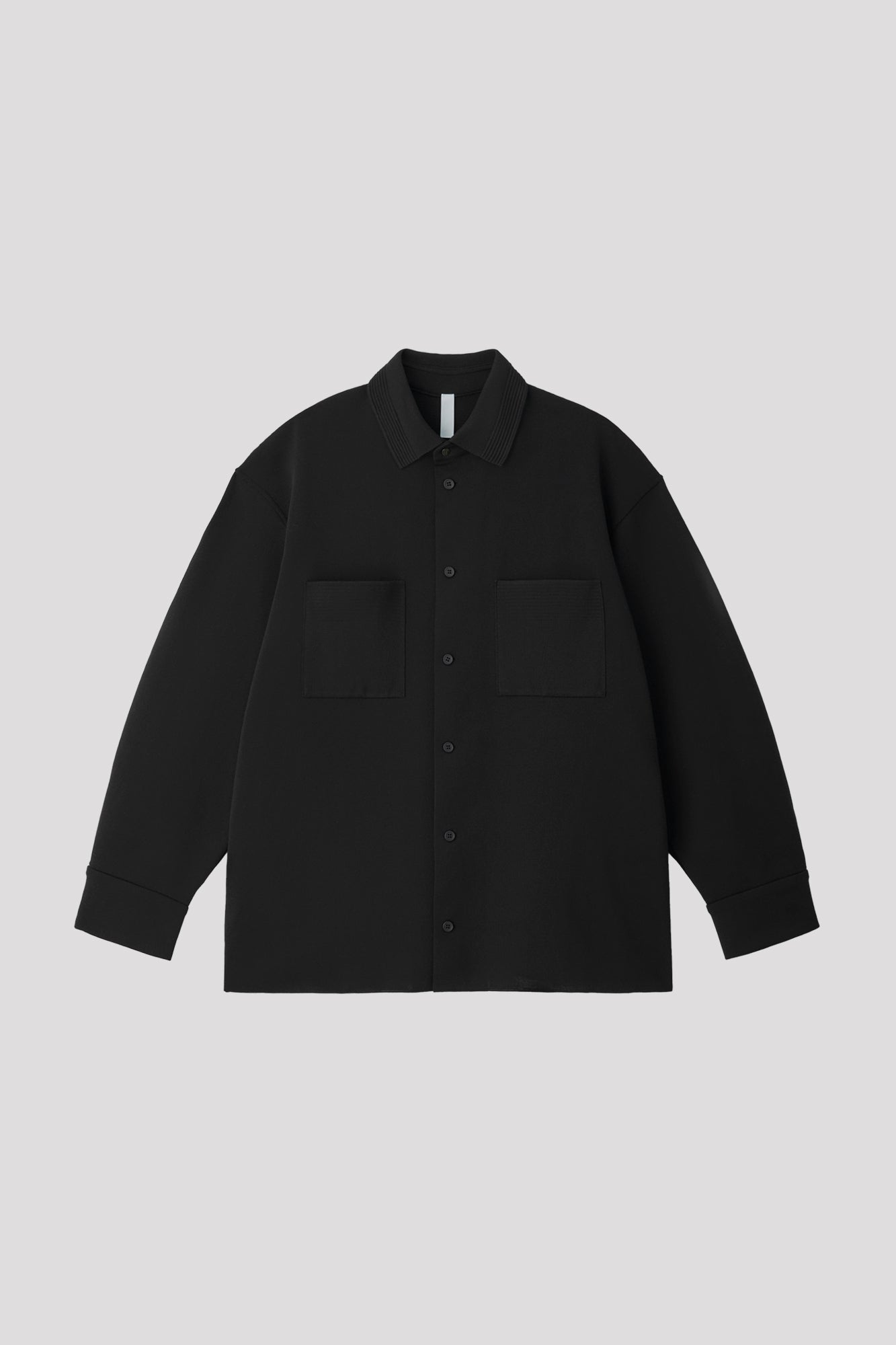 GARTER MOCKNECK LONG SLEEVE TEE SHIRT