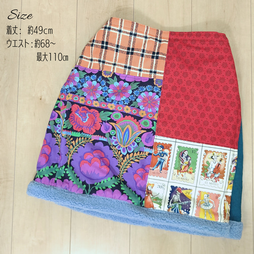 ✿SALE✿裏ボア♡MINI巻きスカート♡ブランケットにもなる2way♡送料