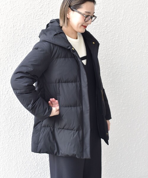 セール】*〈手洗い可能〉ショールカラー ミディ ダウン ◇（ダウン