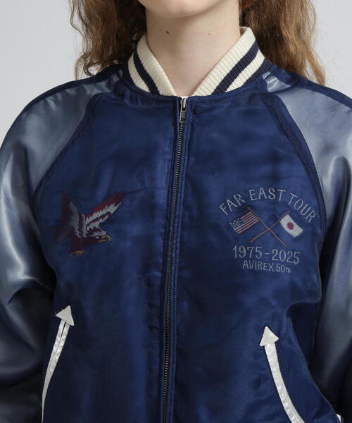 SOUVENIR COLLECTION》ORGANDY SKA JACKET（スカジャン）｜AVIREX