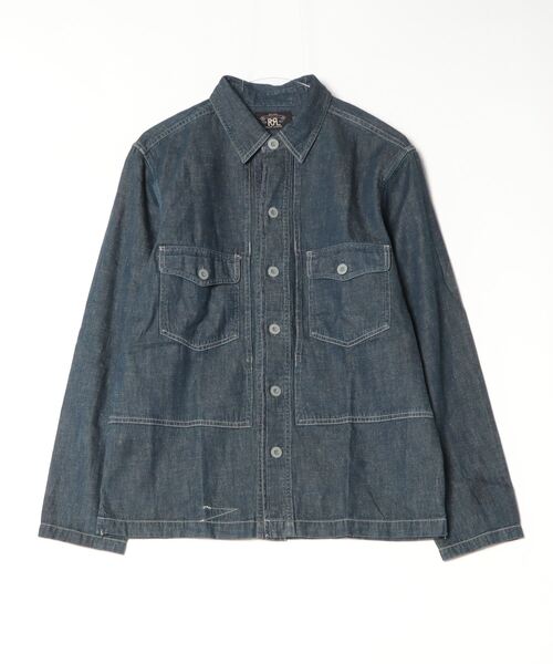 インディゴ デニム オーバーシャツ（シャツ/ブラウス）｜RRL（ダブル