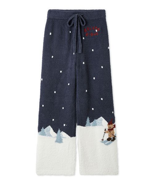 セール】【HOLIDAY】スキーベアジャガードロングパンツ（ルームウェア