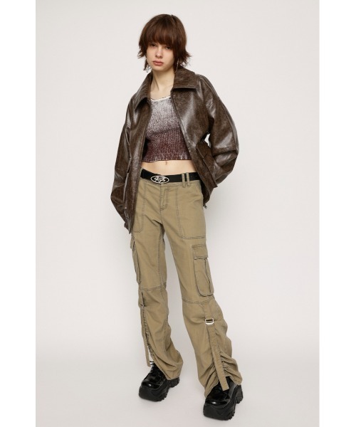 SLY（スライ）の「L/W MILITARY FLARE PT ローウエスト ミリタリー