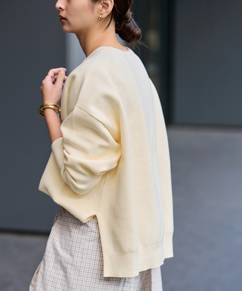 セール】≪追加≫ダブルジャガードプルオーバー（ニット/セーター