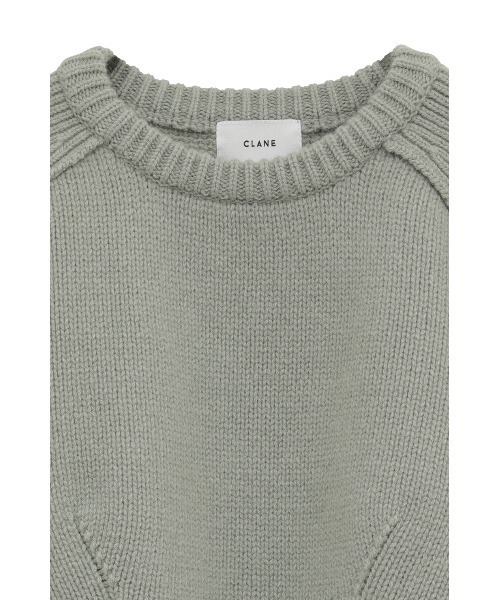 セール】LOW GAUGE BODYSUIT KNIT TOPS（ニット/セーター）｜CLANE
