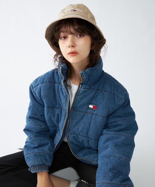 tommy jeans（トミー ジーンズ）の「デニムパファージャケット（ダウン
