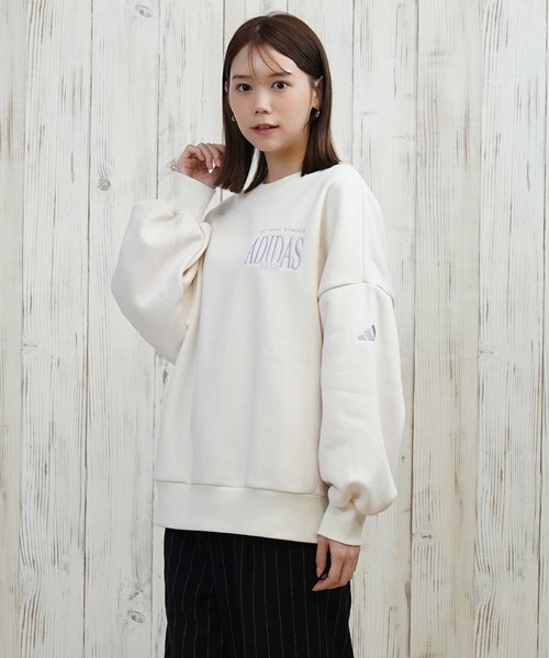 セール】adidas/アディダス 裏起毛/クルーネック/スウェット TA374