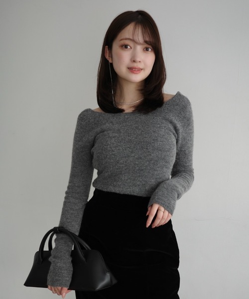 ニットボディスーツ（ニット/セーター）｜anuans（アニュアンス）の