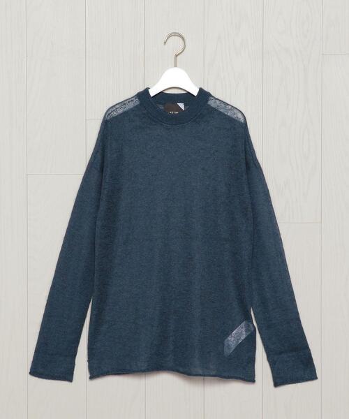 ATON（エイトン）の「＜ATON＞FUGA CREW NECK PULLOVER/ニット
