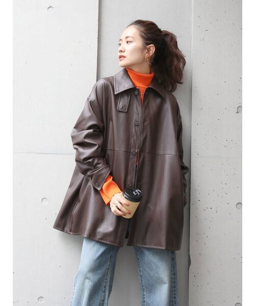 Ungrid（アングリッド）の「フェイクレザーブルゾン（ブルゾン）」 - WEAR