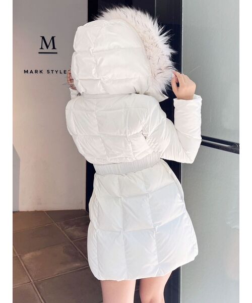 GYDA（ジェイダ）の「SymmetryGYDAベルト付きロングダウンコート