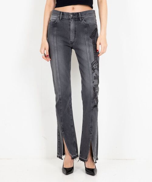 GUITAR GIRL センタースリットデニムパンツ（デニムパンツ）｜HYSTERIC