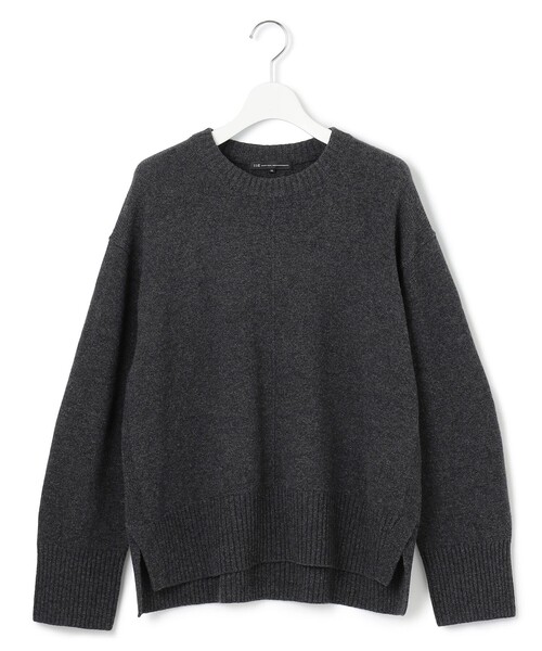 洗える】カシミヤブレンド クルーネック ニット（ニット/セーター