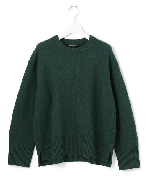 洗える】カシミヤブレンド クルーネック ニット（ニット/セーター
