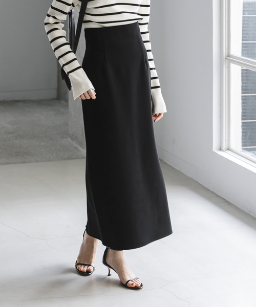 Noble（ノーブル）の「《追加》ジャージーライクカラータイトスカート