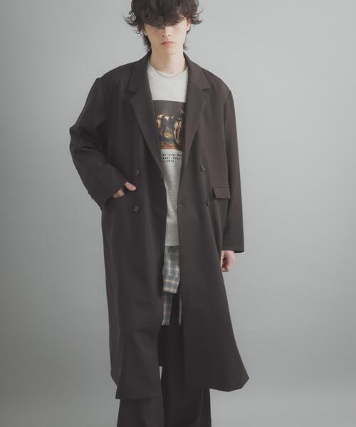 ダブルブレストロングコート（その他アウター）｜SENSE OF PLACE by
