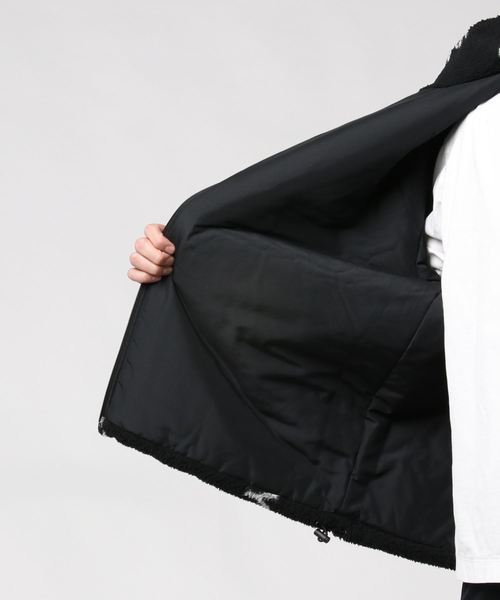 OY（オーワイ）の「総柄ボアフリースジャケット（ブルゾン）」 - WEAR