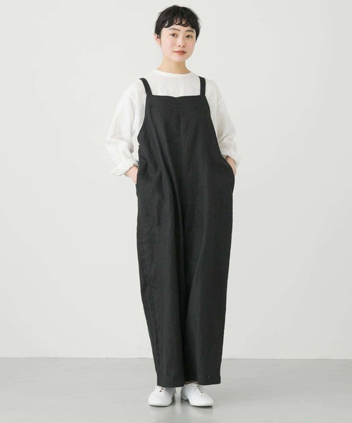 かぐれ（カグレ）の「リネンサロペット（サロペット/オーバーオール