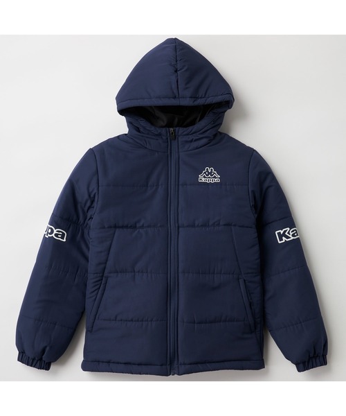 セール】Kappa カッパ ドローコード フード付き 中綿 ジャケット