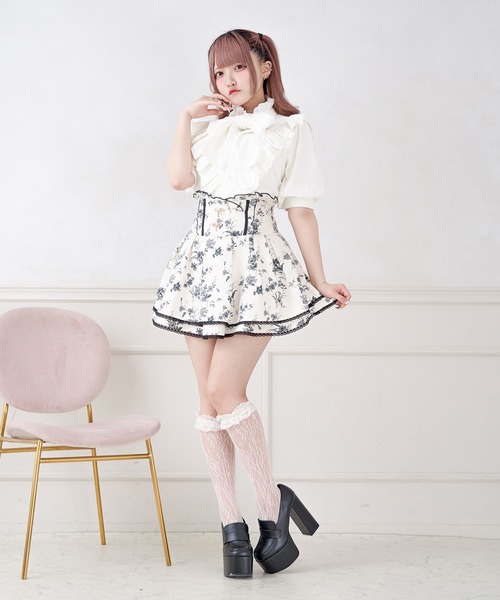 コルセットボリュームスカート（スカート）｜Pal elfy（パルエルフィー