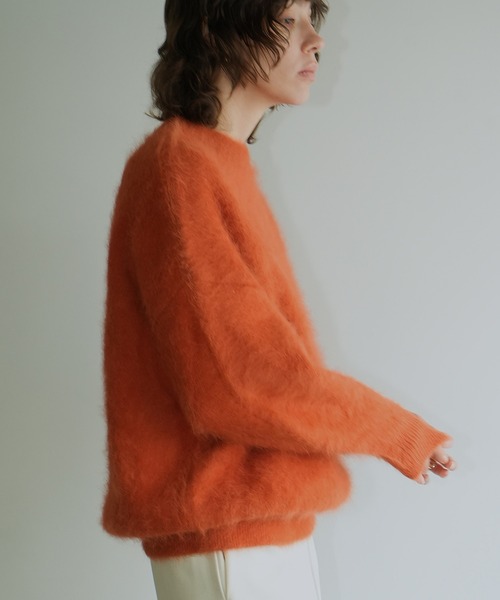 CLANE（クラネ）の「BULKY SLEEVE ANGORA KNIT TOPS（ニット/セーター
