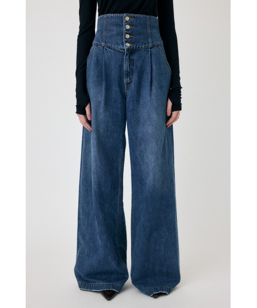 セール】CORSET DESIGN バギーデニム（デニムパンツ）｜MOUSSY
