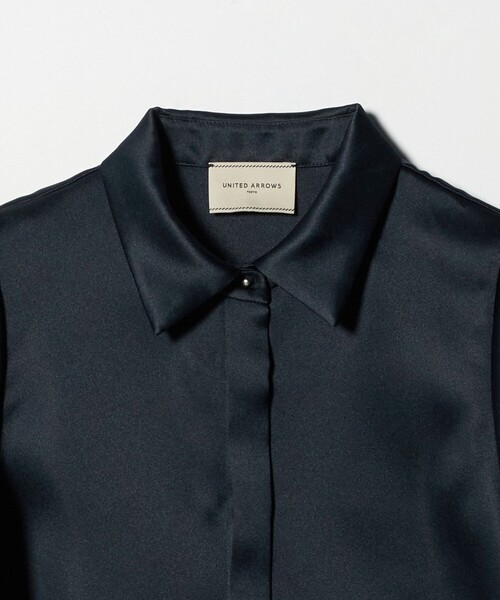 セール】サテン バルーン ブラウス‐ウォッシャブル‐（シャツ/ブラウス