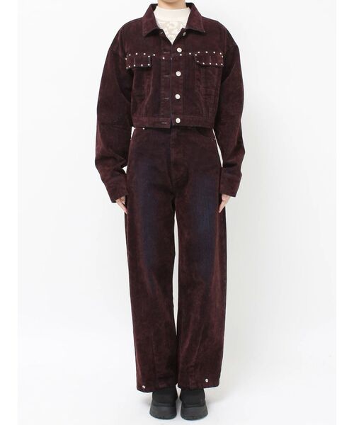 セール】フロッキーバレルレッグデニム【セット販売対象】（デニム