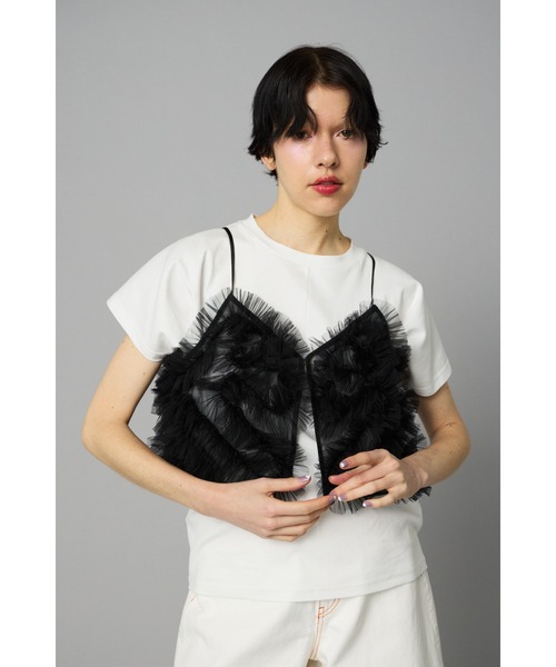 HeRIN.CYE（ヘリンドットサイ）の「Many frill bustier メニーフリル