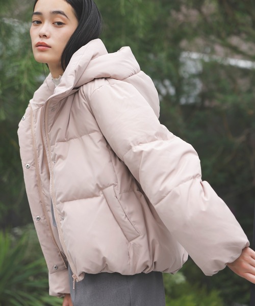 VIS（ビス）の「【撥水】【Green Down】フード取り外しダウン