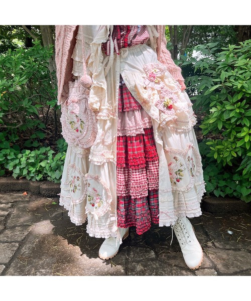 PINK HOUSE（ピンクハウス）の「Berry Rose刺繍入りパッチワーク