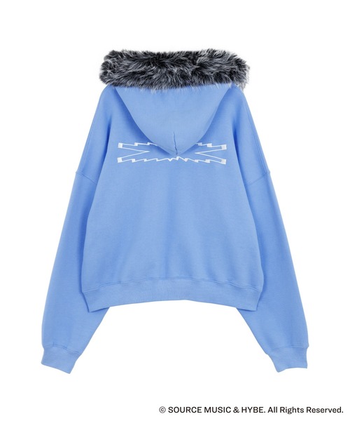 LE SSERAFIM × ZOZOTOWN FUR ZIP HOODIE（パーカー）｜LE SSERAFIM（ル