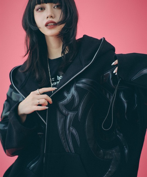 GALFY（ガルフィー）の「GALFY-部族系ダブダブパーカー（パーカー