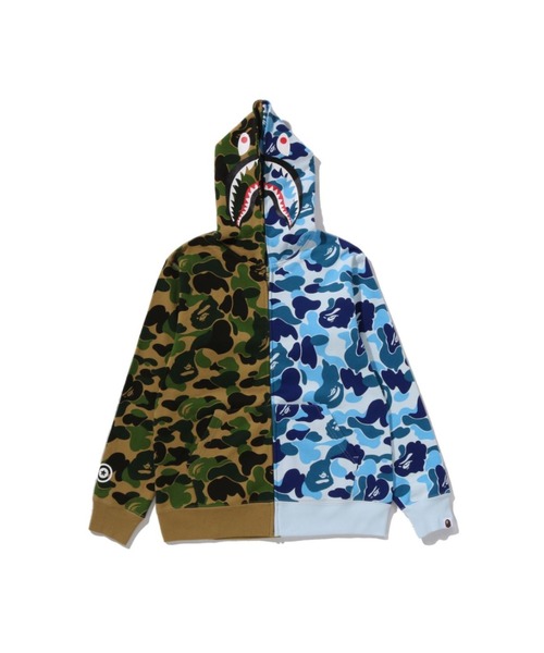 ABC CAMO MULTI SHARK ZIP HOODIE（パーカー）｜A BATHING APE（ア