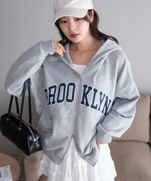 セール】WEGO/【26年春 新色登場】グラフィック ダブルZIP BIGパーカー