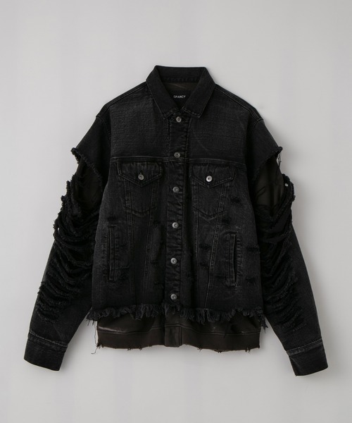 GRANCY（グランシー）の「【GRANCY】Sweat Docking Design Damage