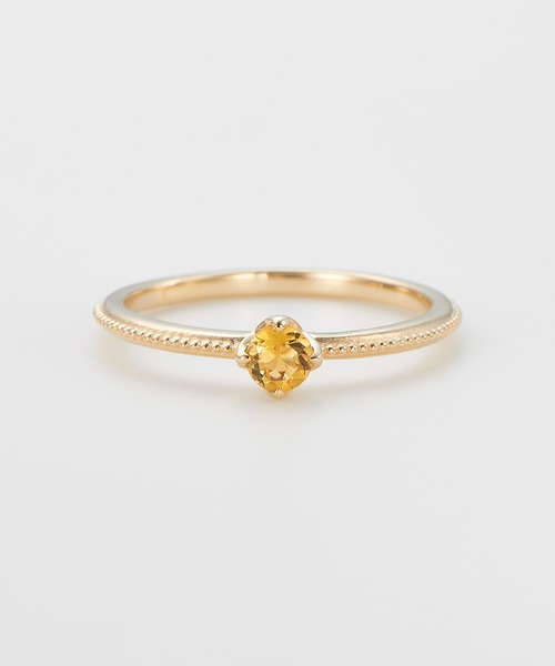 K10マザーリング（シトリン）（リング）｜agete（アガット）の